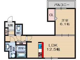 Viola中津町の物件間取画像